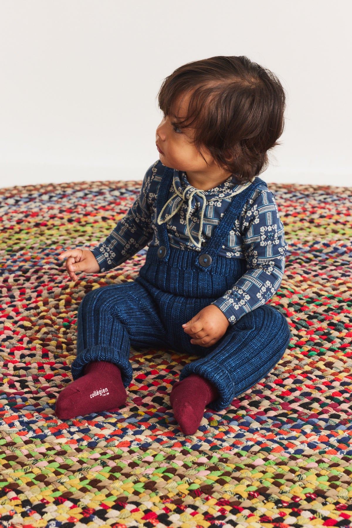 Baby Scout Onesie - Moonlight Railroad Floral