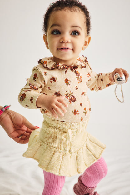 Baby Skating Pond Skirt - Shortbread