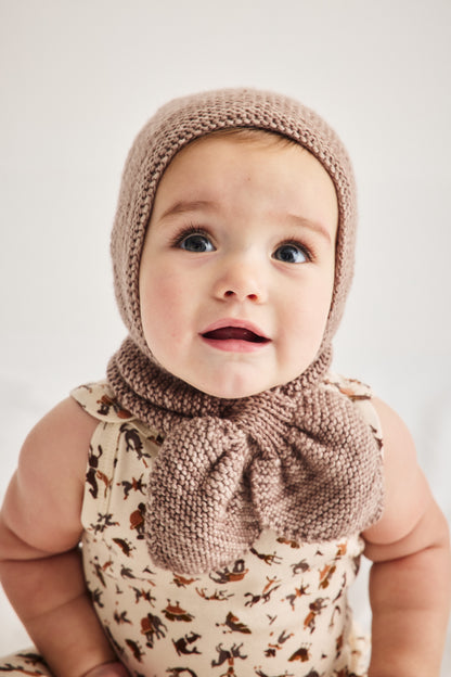 Baby Sledding Hood - Turtledove