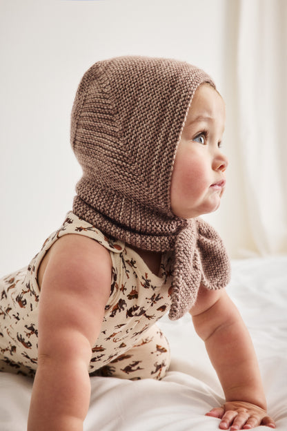 Baby Sledding Hood - Turtledove