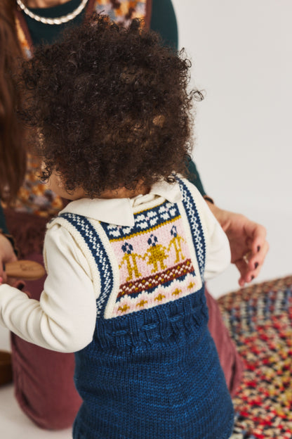 Baby Songbird Petit Collar Onesie - Winter Cream