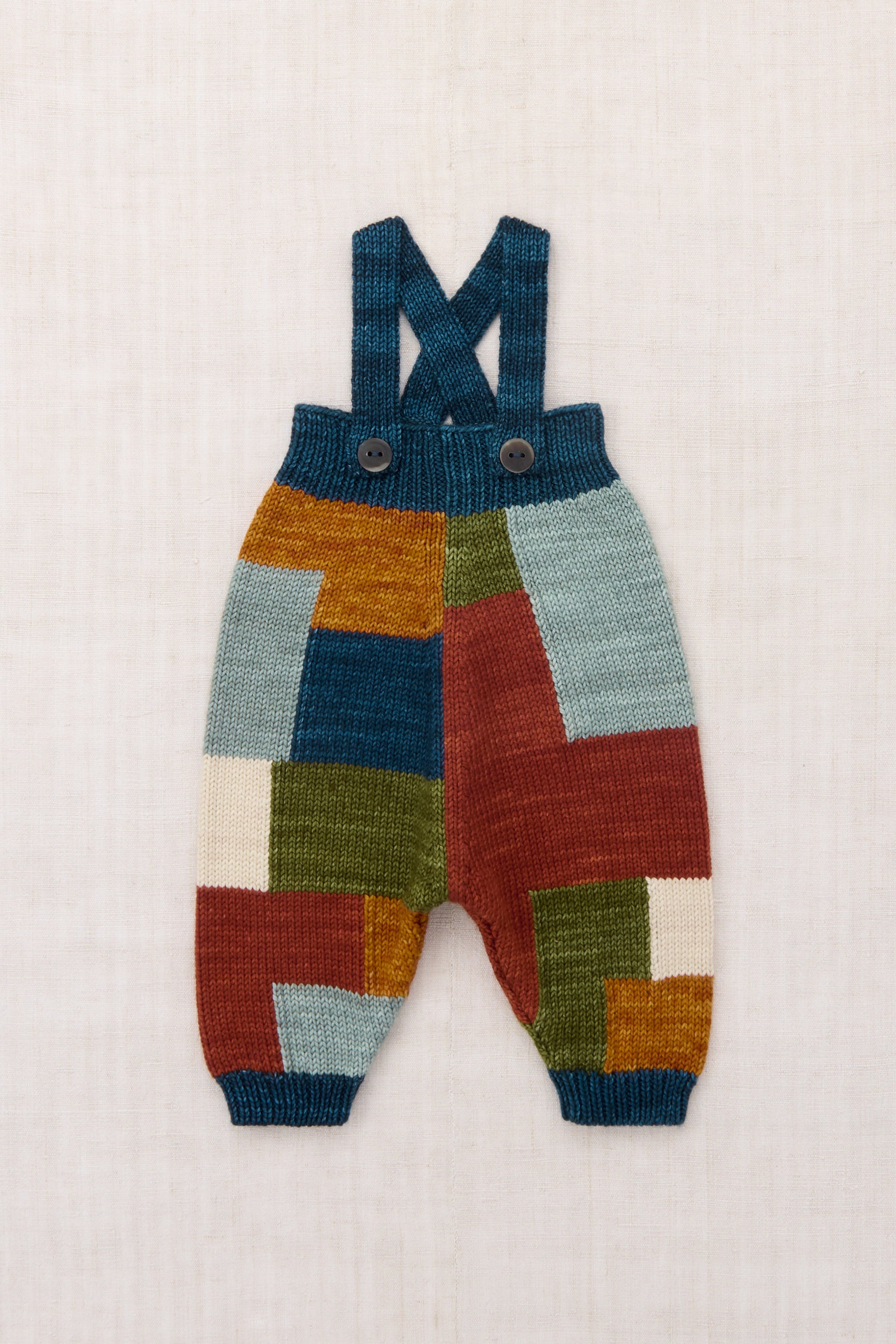 Baby Topo Overall - Marine Blue