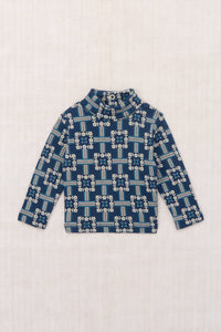 Baby Turtleneck - Moonlight Railroad Floral