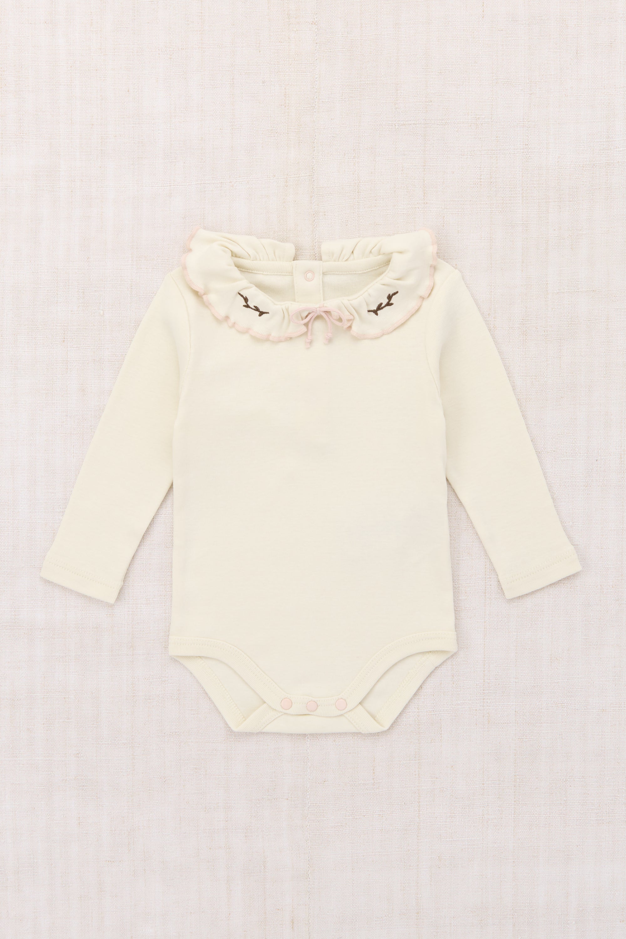 Baby Songbird Petit Collar Onesie – Misha & Puff