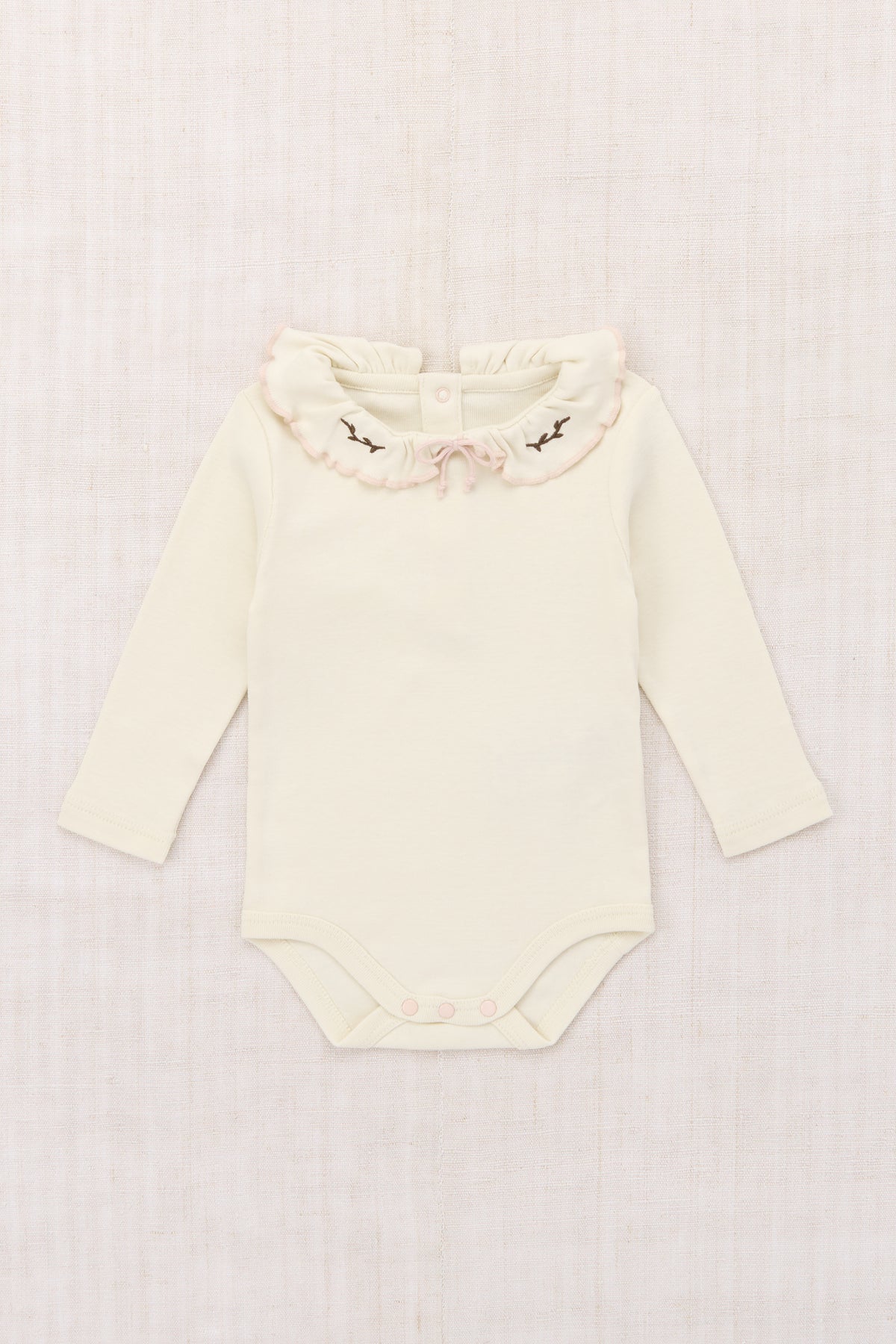 Baby Vinelet Pattie Onesie - Winter Cream