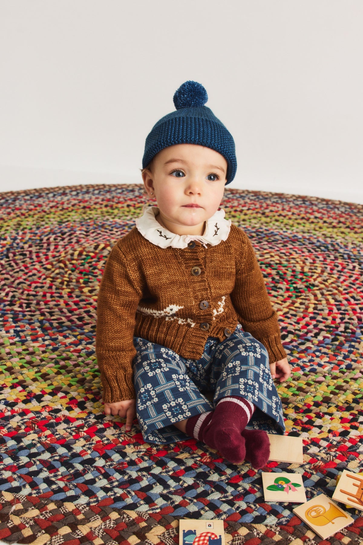 Baby Vinelet Pattie Onesie - Winter Cream