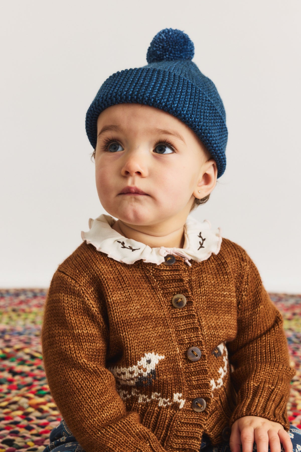 Baby Vinelet Pattie Onesie - Winter Cream
