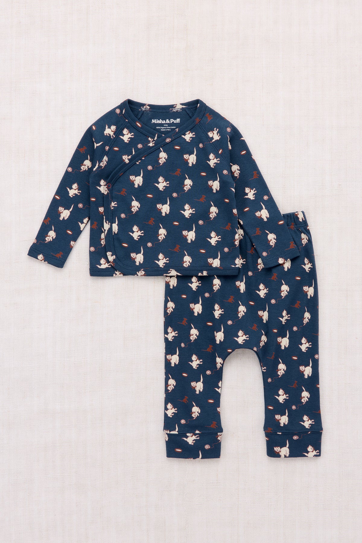 Baby Wrap Set - Moonlight Cat & Mouse