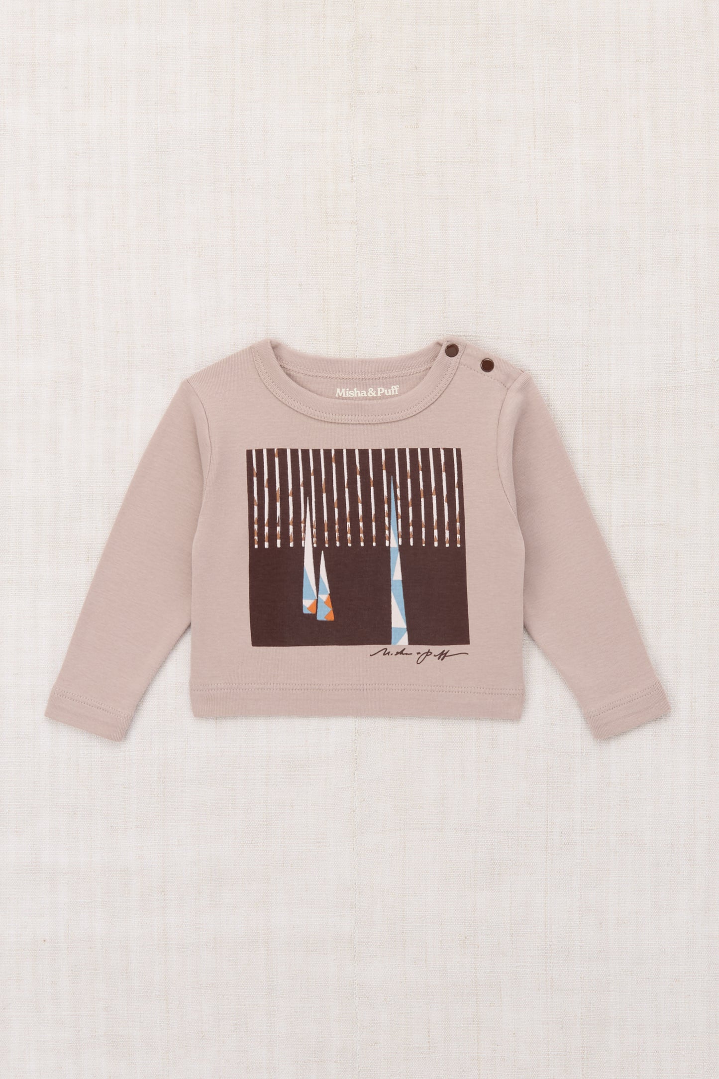 Baby Yama Boxy Top - Turtledove