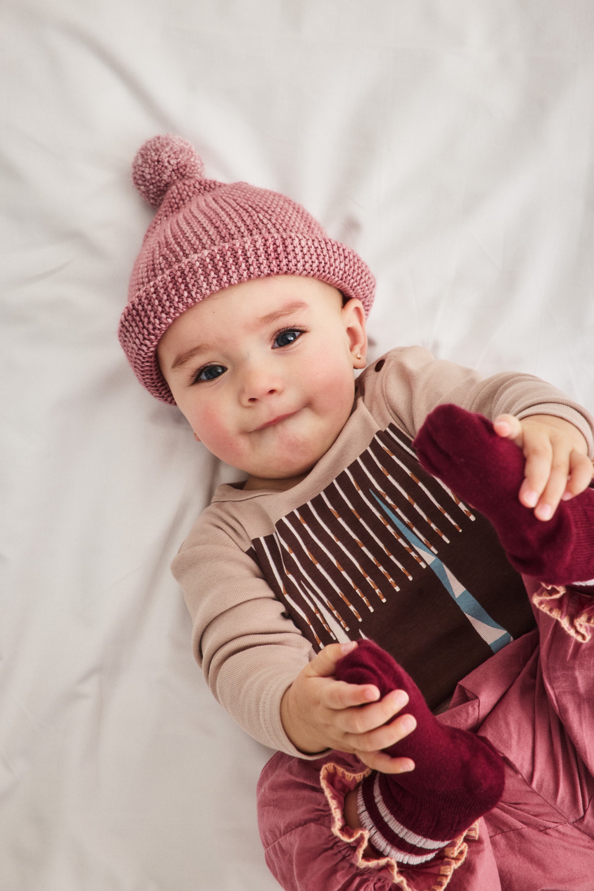 Baby Yama Boxy Top - Turtledove