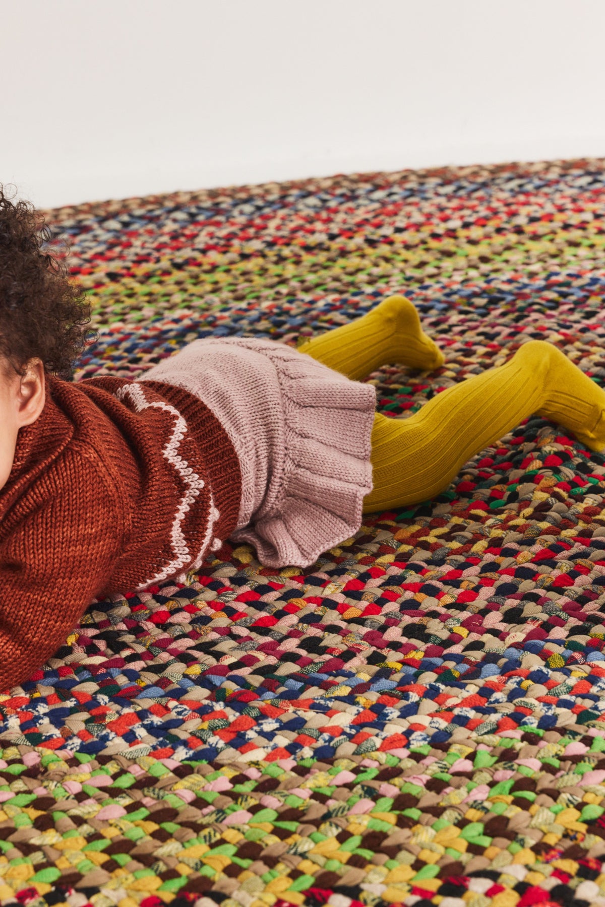 Baby Zig Zag Cardigan - Cedar