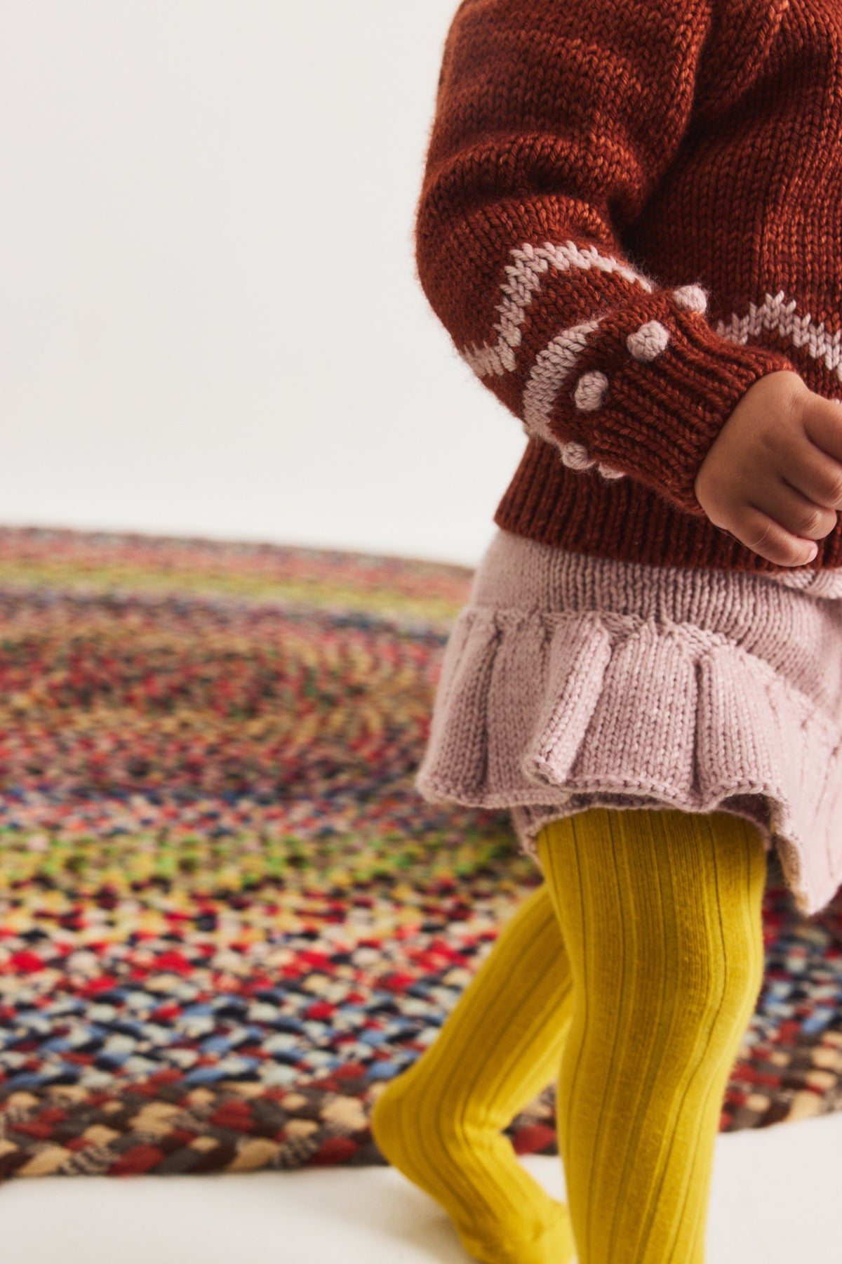 Baby Zig Zag Cardigan - Cedar