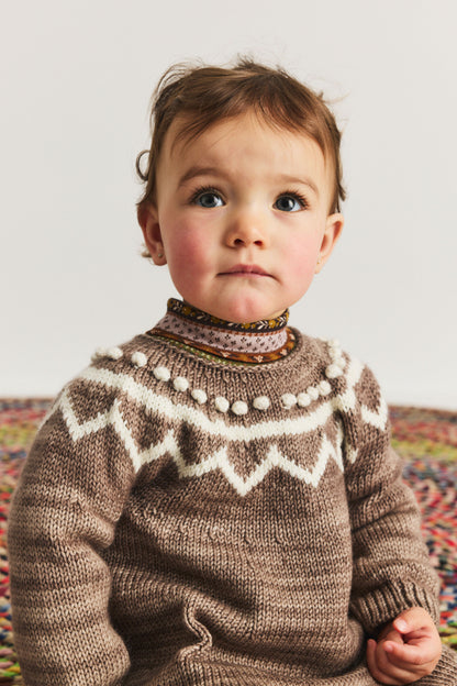Baby Zig Zag Dress - Brut