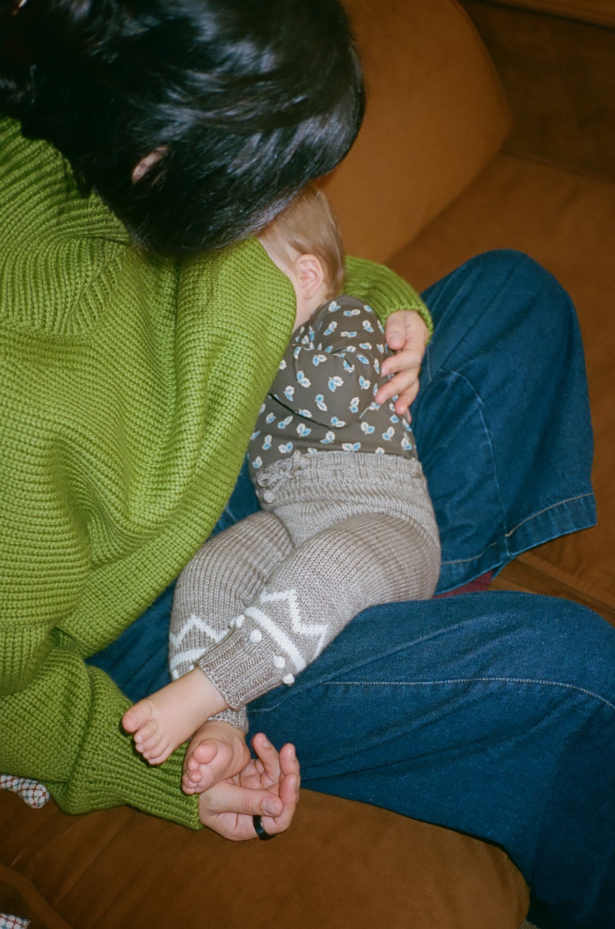 Baby Zig Zag Snowy Day Legging - Brut