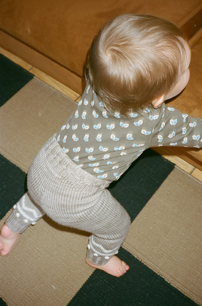 Baby Zig Zag Snowy Day Legging - Brut