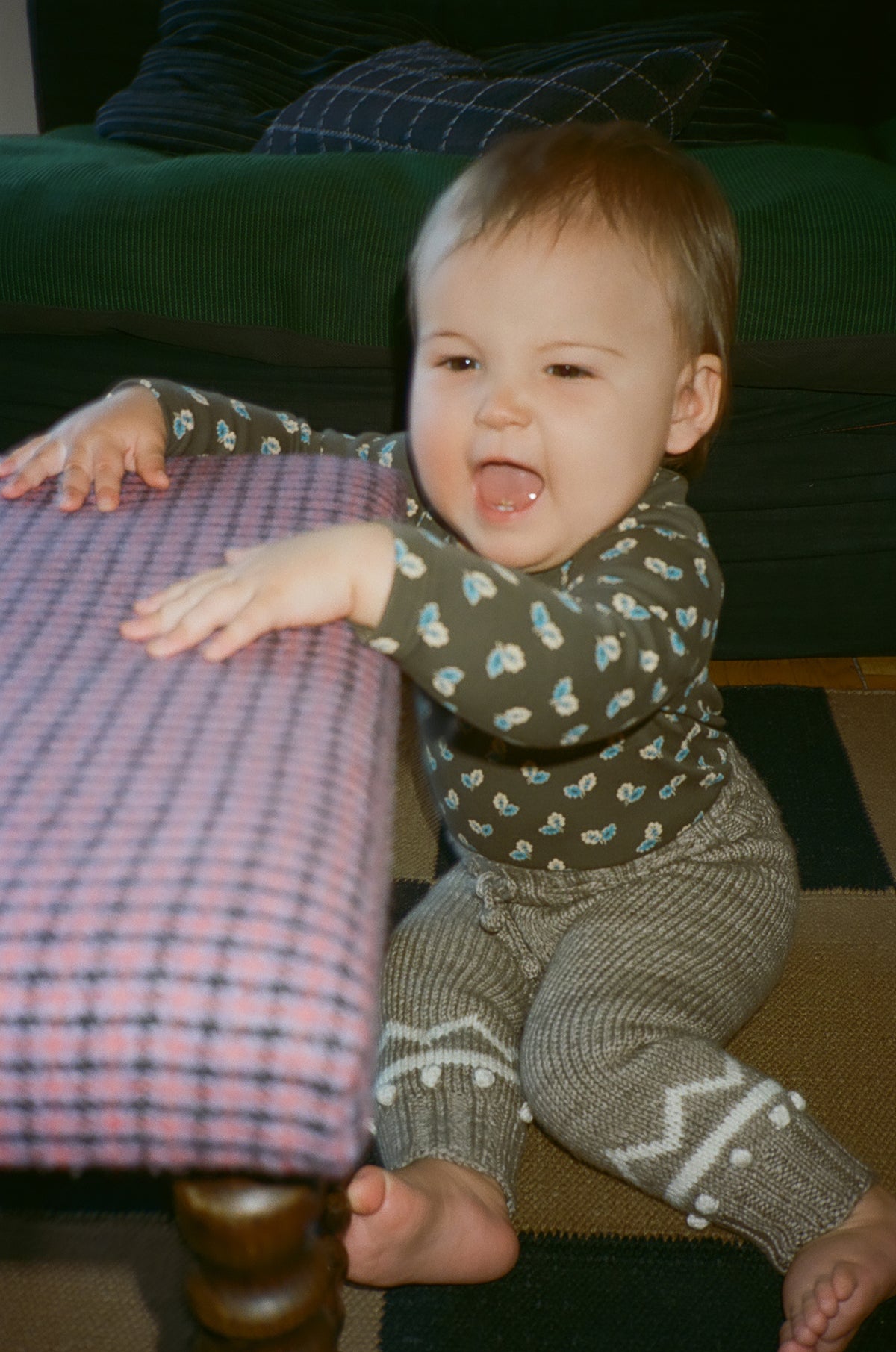 Baby Zig Zag Snowy Day Legging - Brut
