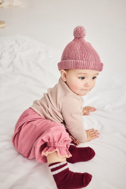 Baby Zuzu Pant - Antique Rose