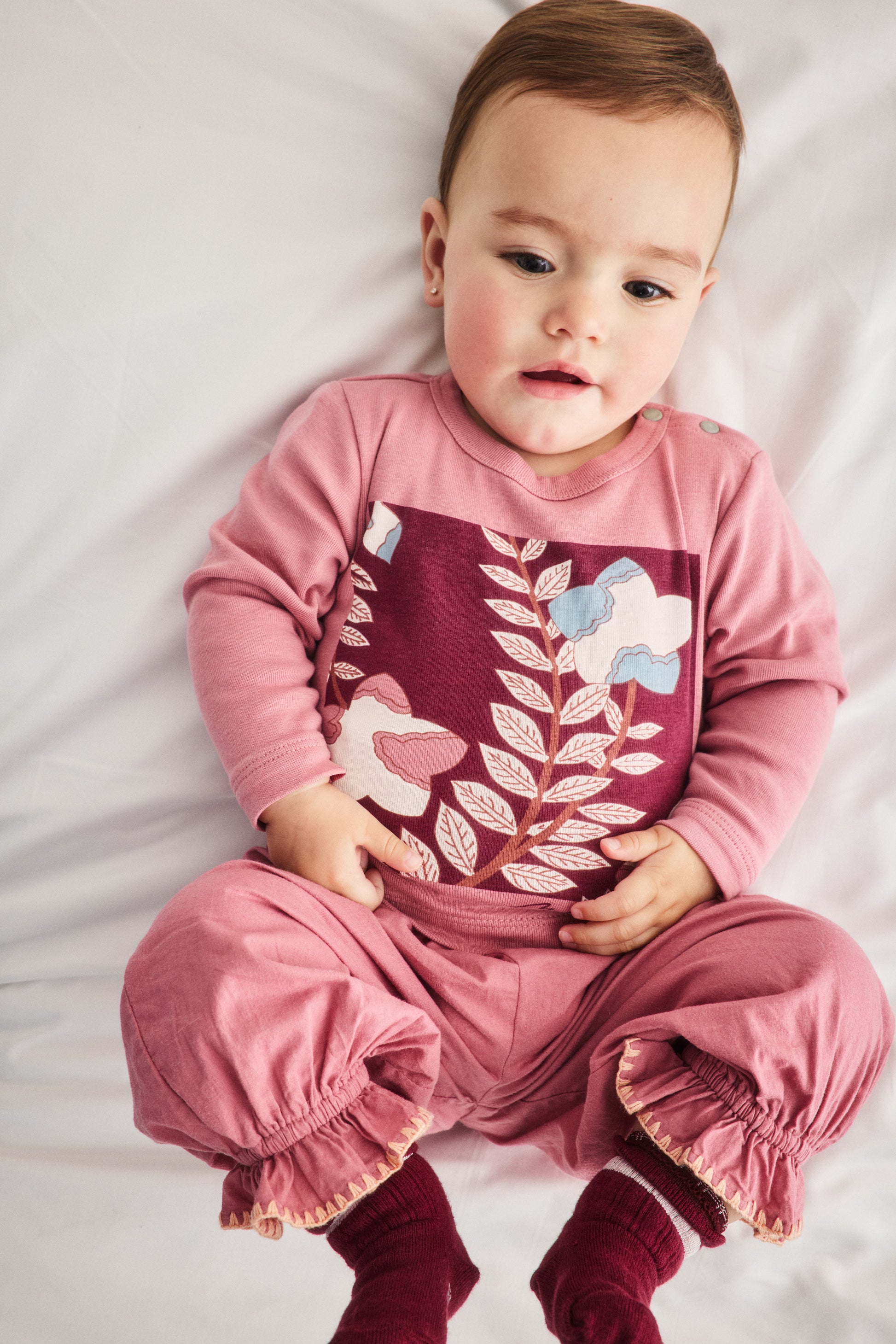 Baby Zuzu Pant - Antique Rose
