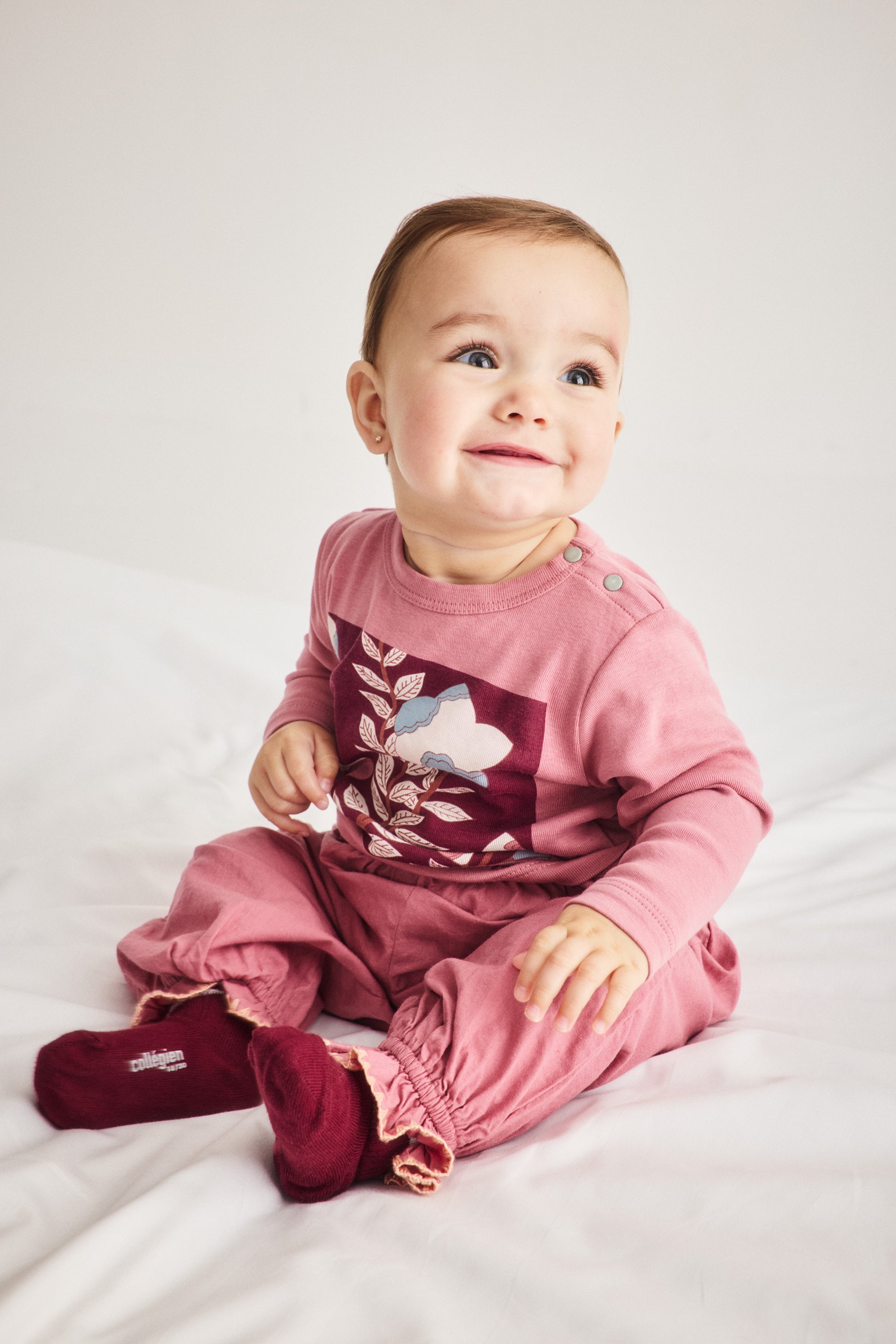 Baby Zuzu Pant - Antique Rose