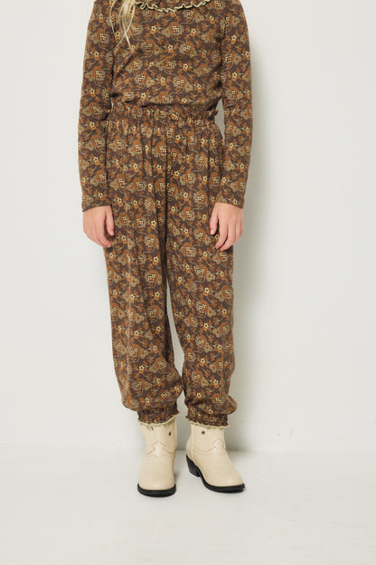 Balloon Pant - Bark Calico Hearts