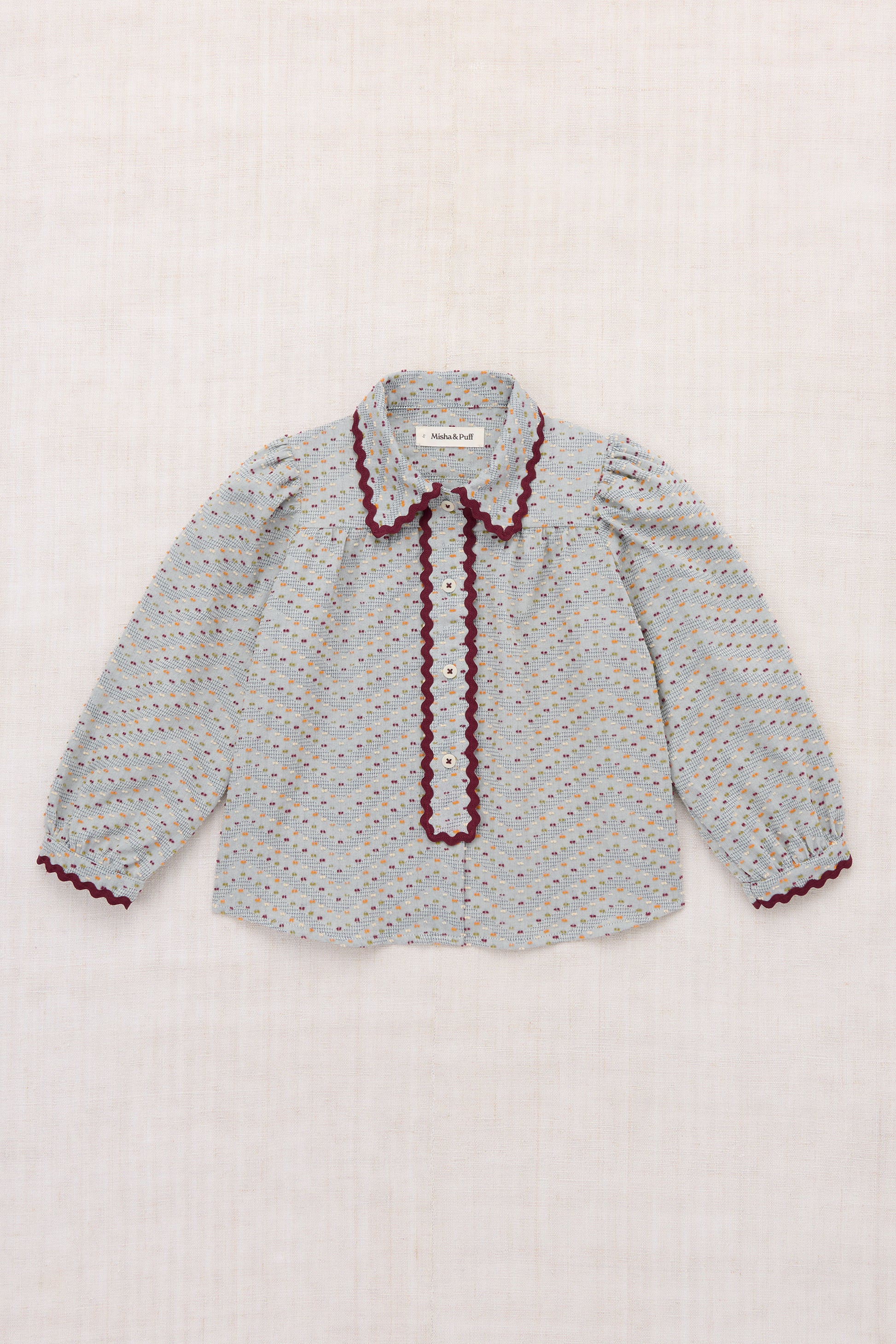 Bernadette Shirt - Marine Blue Celebration