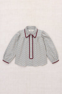 Bernadette Shirt - Marine Blue Celebration