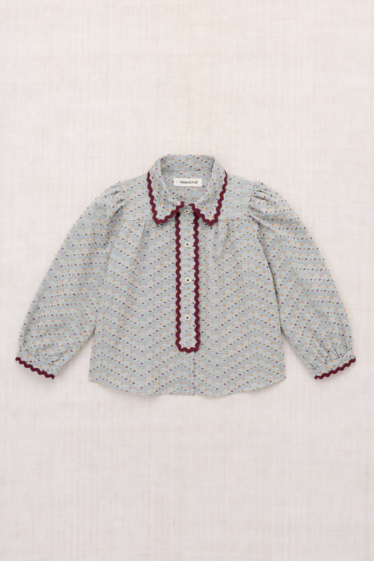 Bernadette Shirt - Marine Blue Celebration