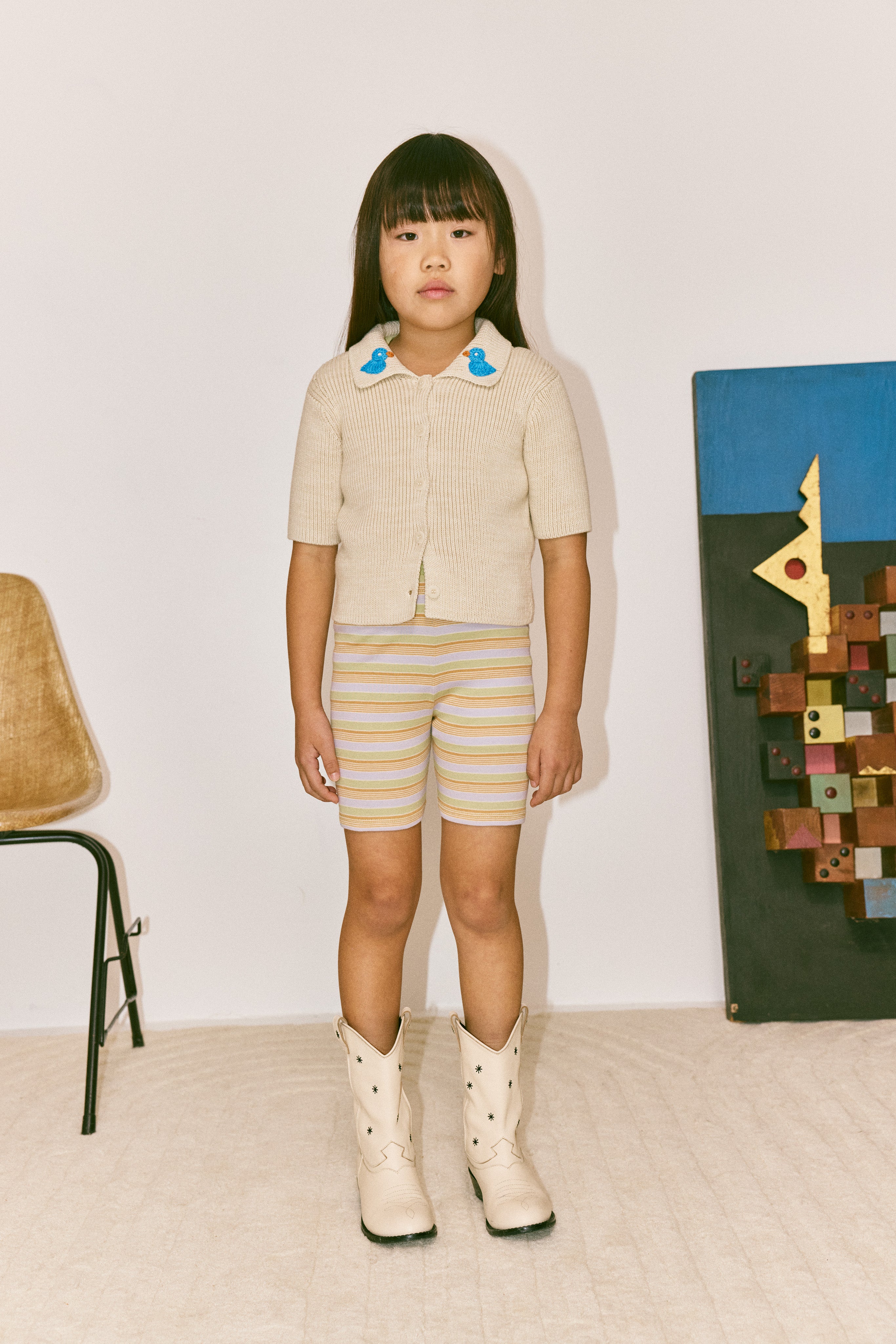 n*i様 Misha and Puff Bike Short 2y Misha & Puff / Cycling Short - Tomato Piazza |