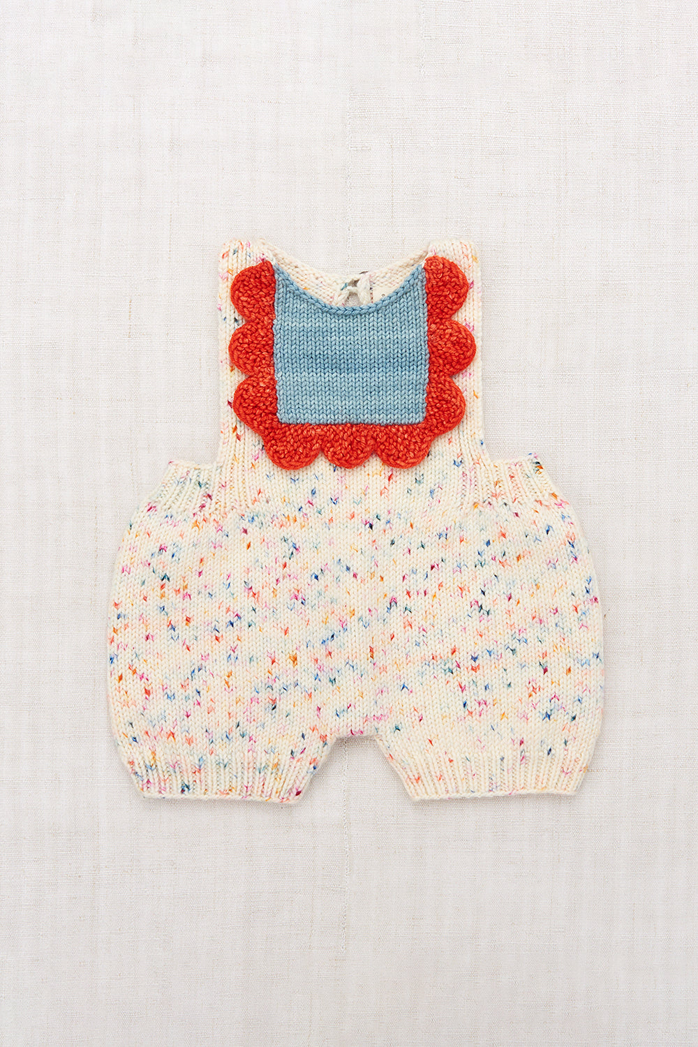 Baby Scallop Bib Romper