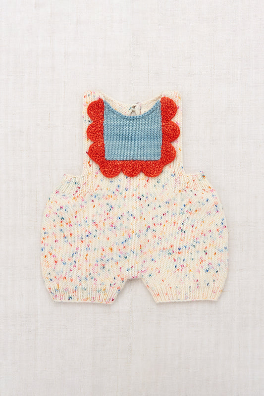 Baby Scallop Bib Romper