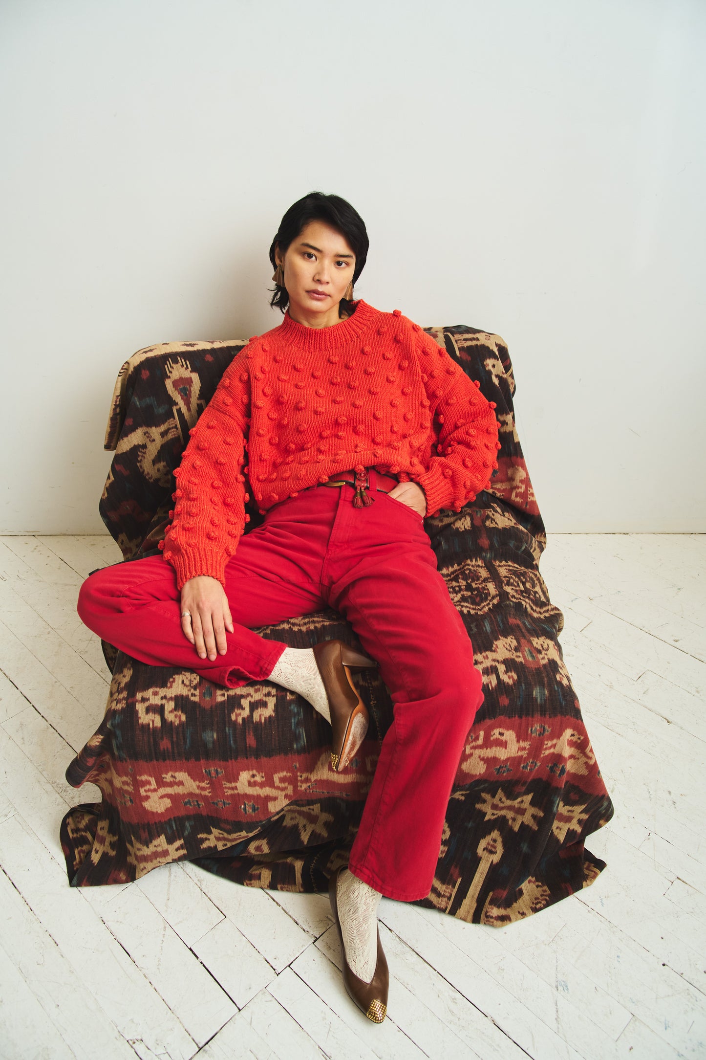 Puff Popcorn Sweater