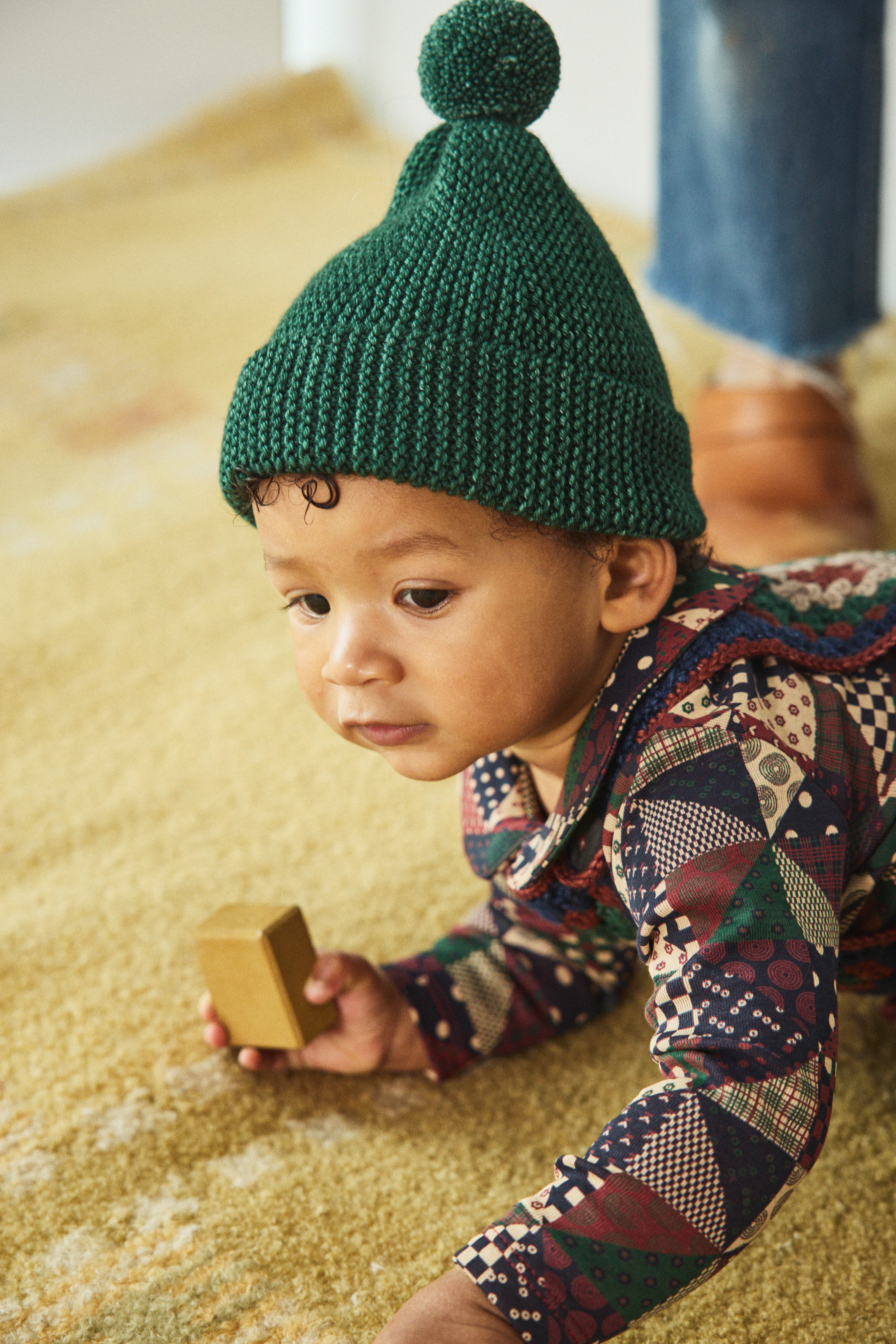 Baby Garter Hat – Misha & Puff