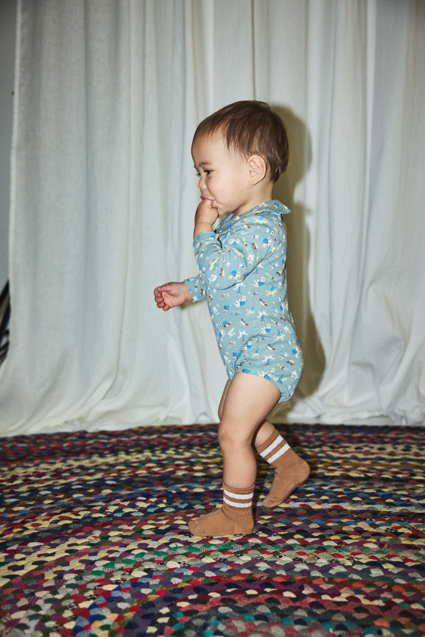 Baby Petit Collar Onesie