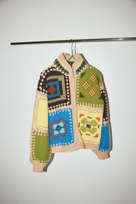 Cross Stitch Crochet Jacket