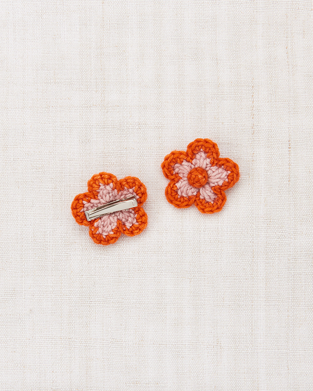 Medium Flower Clip Set - Misha & Puff