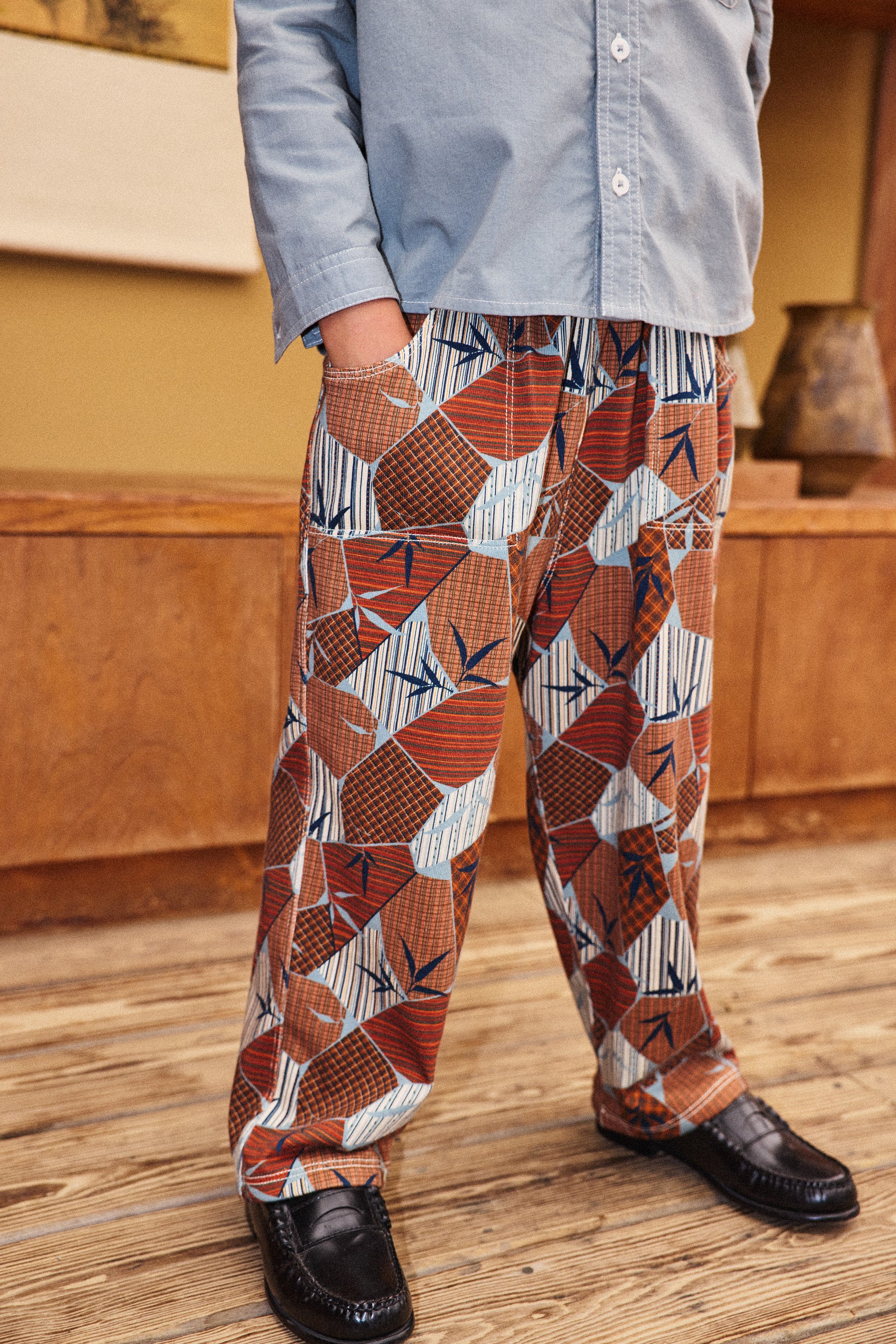 Camp Pant - Rose Gold Kyoto