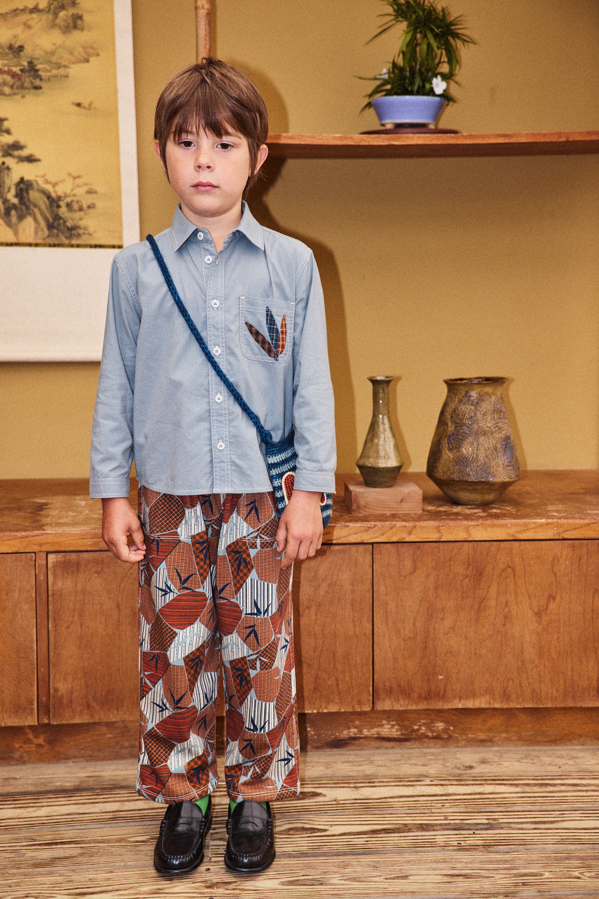 Camp Pant - Rose Gold Kyoto