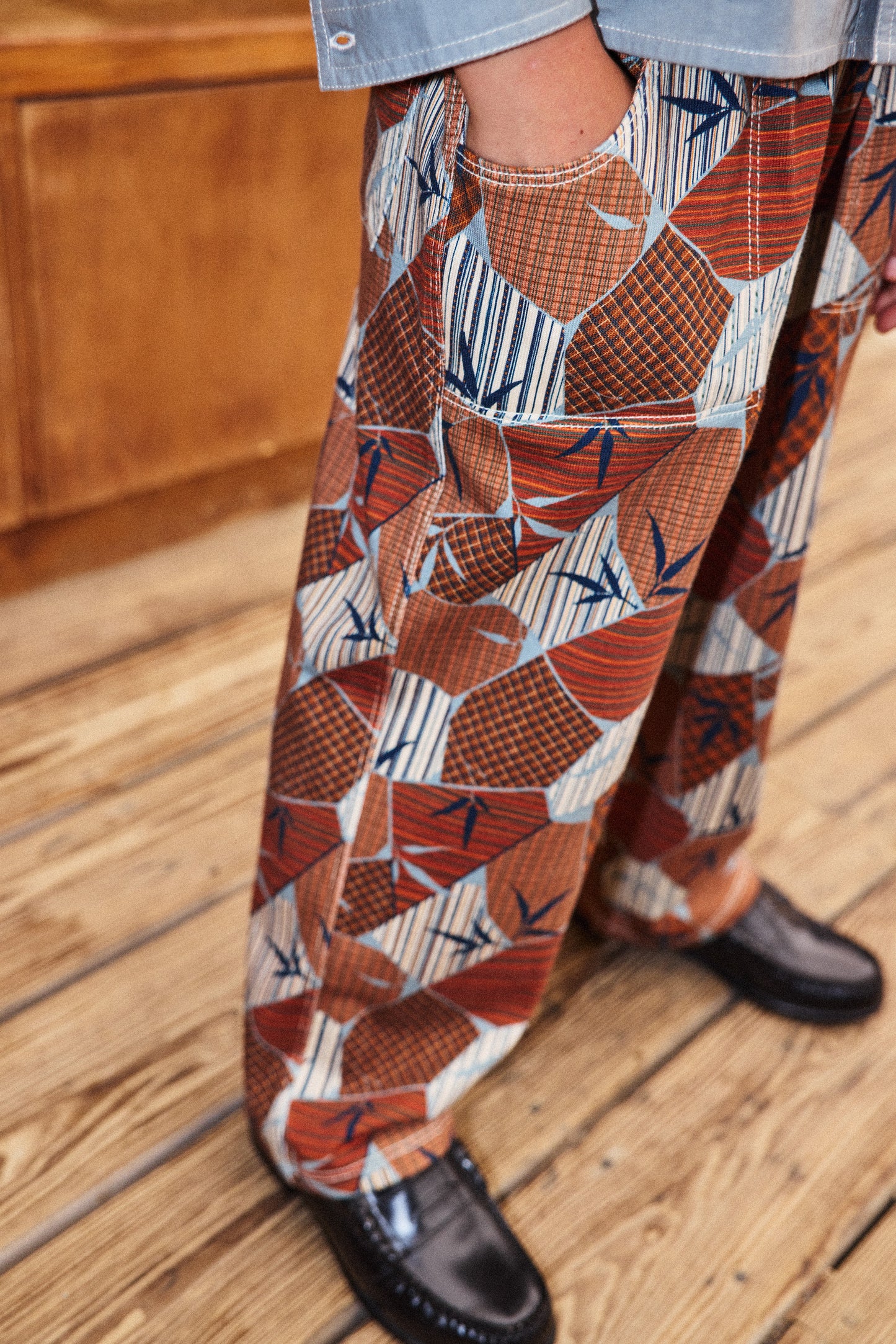 Camp Pant - Rose Gold Kyoto