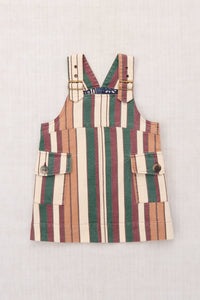 Canvas Buckle Jumper Dress - String Afterschool Stripe