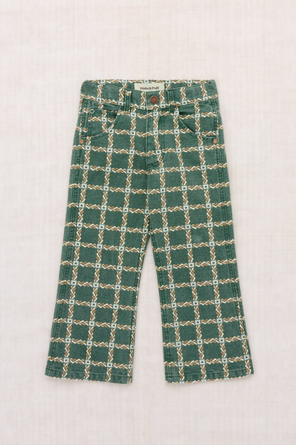 Canvas Slim Flared Pant - Bough Portico