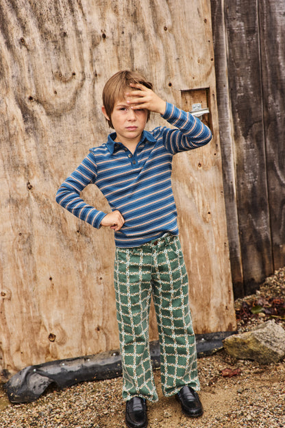 Canvas Slim Flared Pant - Bough Portico