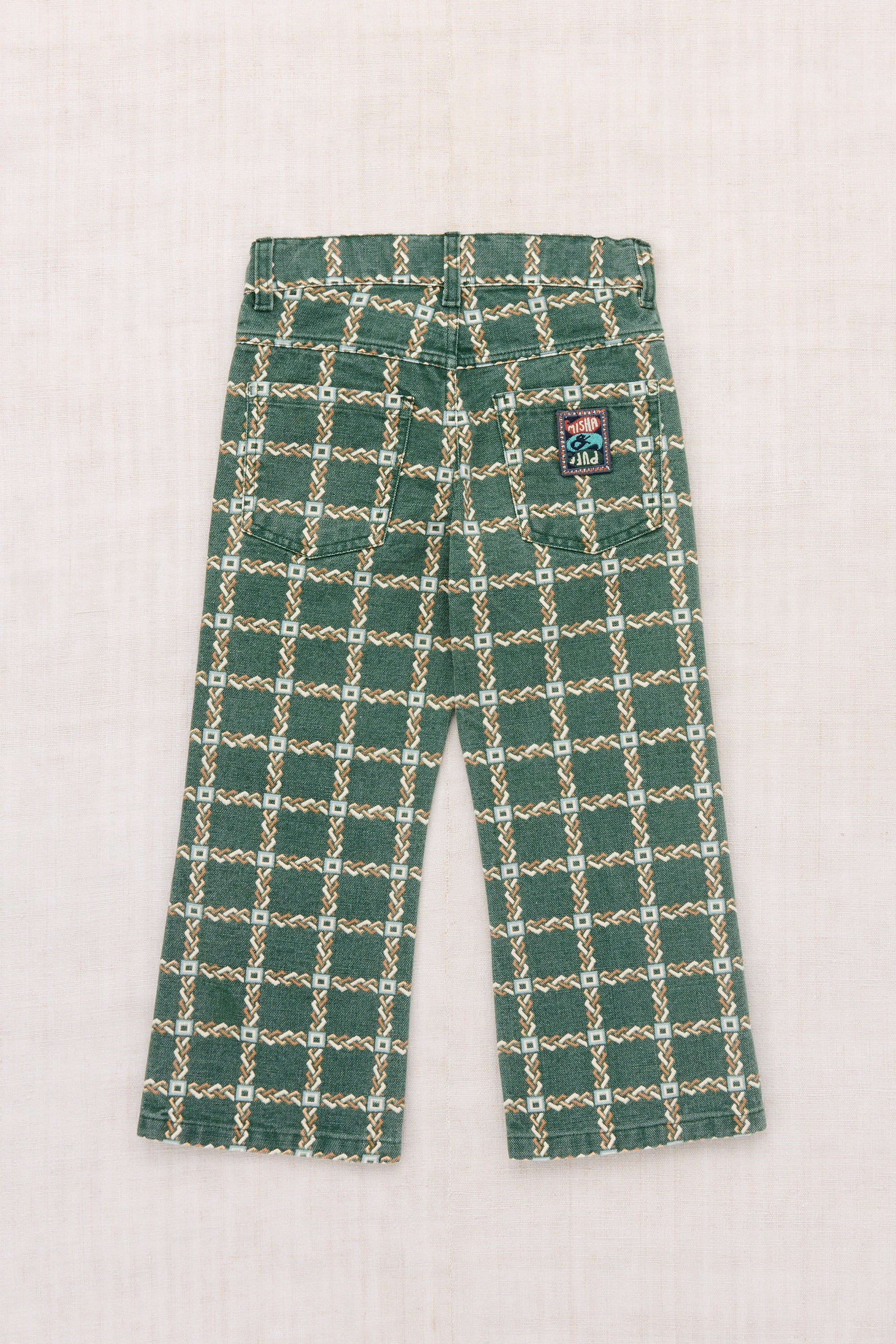 Canvas Slim Flared Pant – Misha & Puff