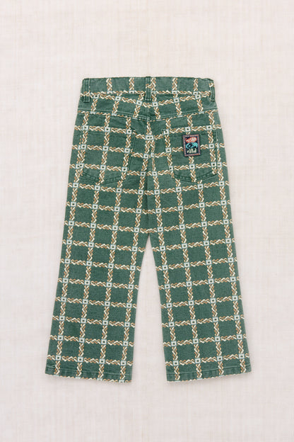 Canvas Slim Flared Pant - Bough Portico