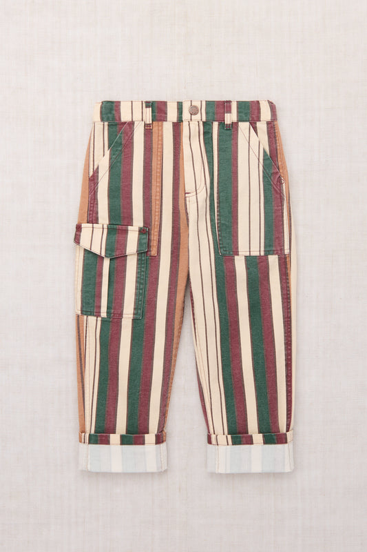 Canvas Utility Pant - String Afterschool Stripe