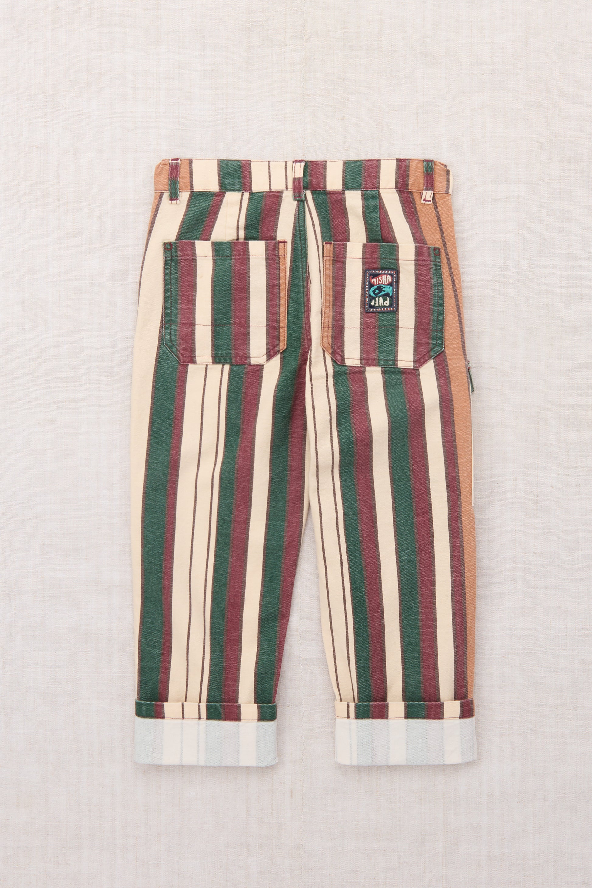 Canvas Utility Pant - String Afterschool Stripe