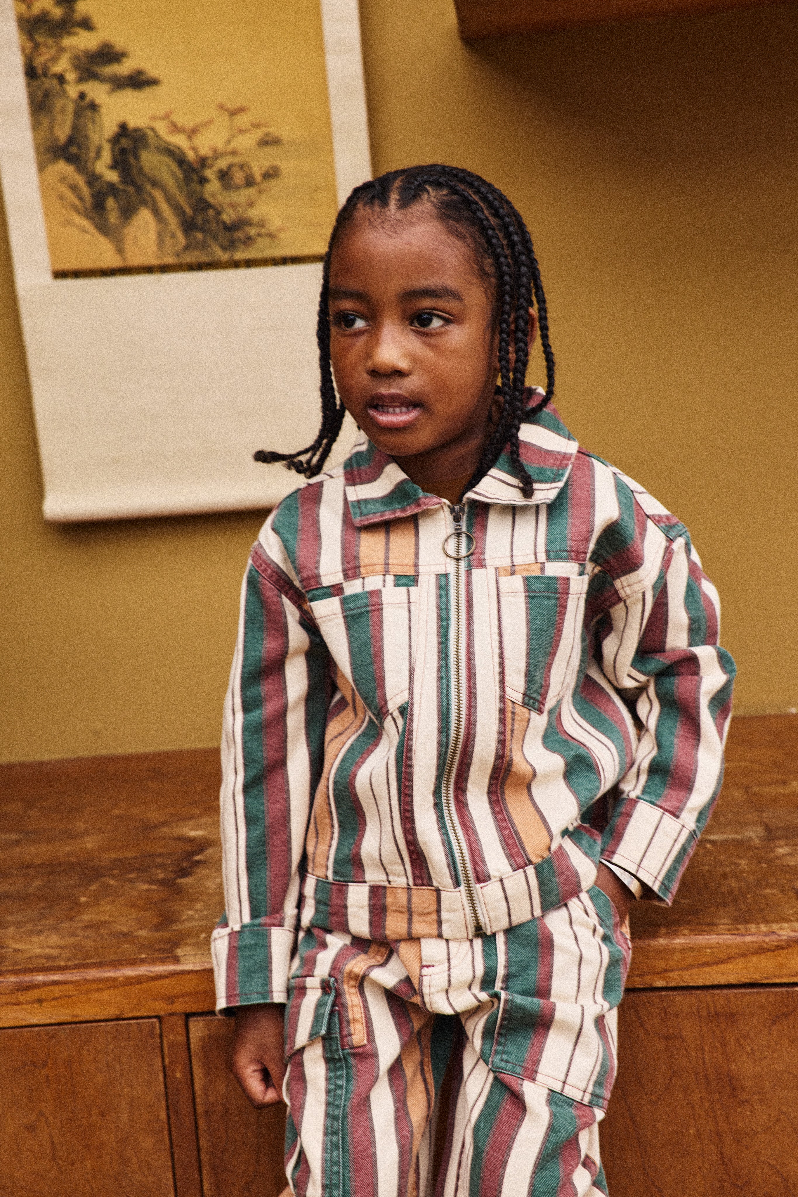 misha&puff ジャケット 5y Canvas Zip Jacket – Misha & Puff