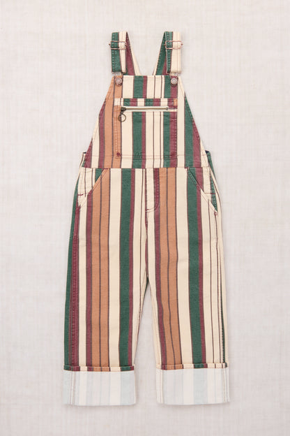 Canvas Zip Overall - String Afterschool Stripe