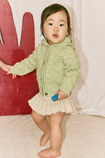Baby Eyelet Popcorn Skating Skirt