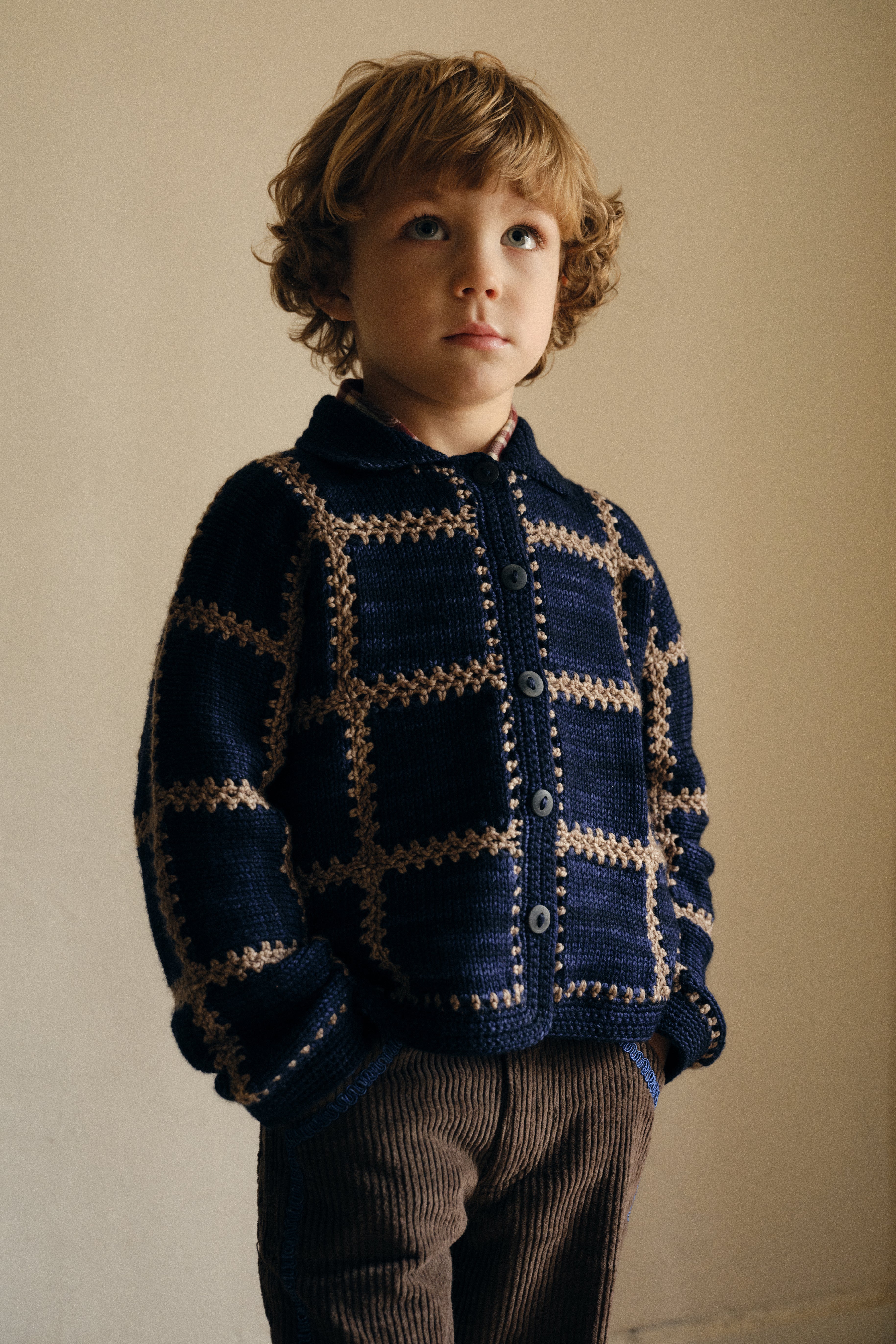 Ladder Square Cardigan – Misha & Puff