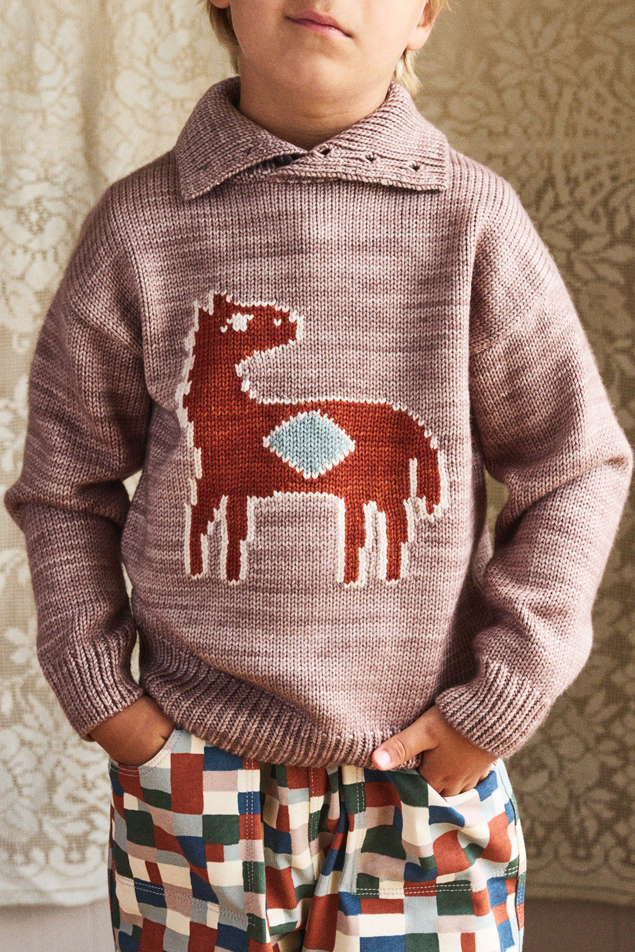 Cheval Bouton Sweater - Turtledove